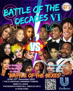 Battle of the Decades VI – Battle of the Sexes event media